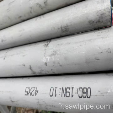 316L Pipe en acier inoxydable sans couture 102 mm